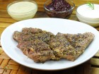 Rib Eye steak na černém pepři - Weber gril