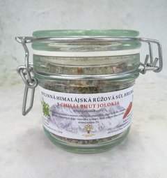 Bylinná himalájská růžová sůl hrubá s chilli Bhut Jolokia