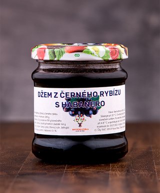 Džem z čiernych ríbezlí s Habanero