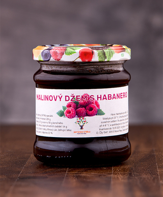 Malinový džem s Habanero